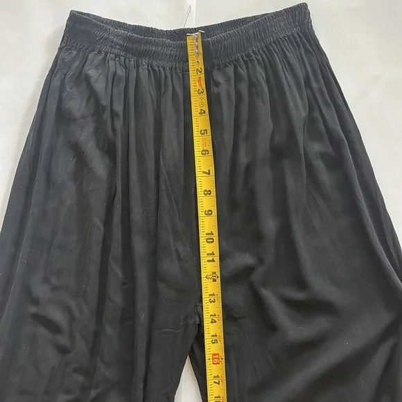 COPY - Ethnic Wear Handmade Indian Ultra Wide Leg Pants Embroidered stretchy on… - Picture 8 of 12